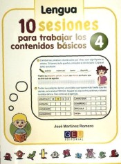 10 sesiones para trabajar los contenidos básicos 4 de Grupo Editorial Universitario