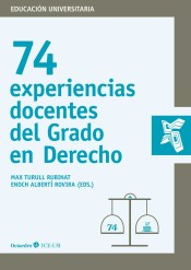 74 experiencias docentes del Grado de Derecho de Editorial Octaedro, S.L.