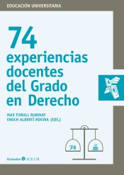 74 experiencias docentes del Grado de Derecho