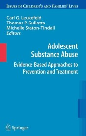 Adolescent Substance Abuse de SPRINGER VERLAG GMBH