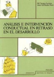 Análisis e intervención conductual en retraso en el desarrollo de Editorial Universidad de Granada