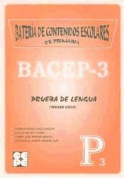 BACEP 3. Prueba de Lenguaje. Cuaderno