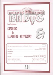 BADYG E1. Cuadernillo Aplicación Respuestas