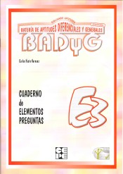BADYG E3 RENOV. Cuaderno de aplicación de Ciencias de la Educación Preescolar y Especial