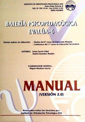 Batería Psicopedagógica EVALÚA 6. Manual