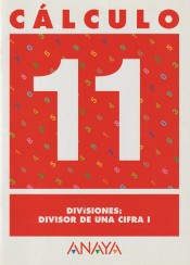 Cálculo 11. Divisiones: divisor de una cifra I