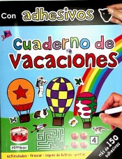 CUADERNO DE VACACIONES CON ADHESIVOS