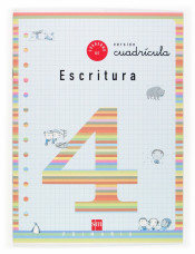 Cuaderno de escritura 4. 2º Primaria (Cuadrícula)