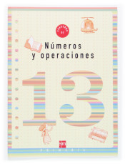 Cuaderno de números y operaciones 13. 5º Primaria
