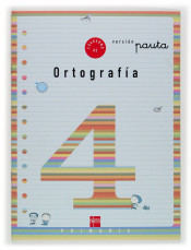 Cuaderno de ortografía 4. 2º Primaria (Pauta) de Ediciones SM