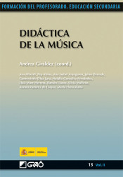 Didáctica de la música. Vol II de Editorial Graó