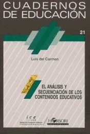 El análisis y secuenciación de los contenidos educativos