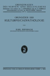 Grundzuge Der Kulturpsychopathologie