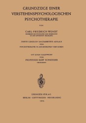 Grundzüge Einer Verstehenspsychologischen Psychotherapie de Springer