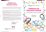Hablemos de educación infantil: orientaciones y recursos (0-6 años)