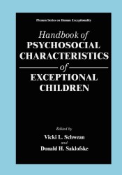 Handbook of Psychosocial Characteristics of Exceptional Children