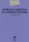 Historia de las matemáticas en la enseñanza secundaria