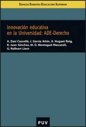 Innovación educativa en la Universitat: ADE-Derecho de Universidad de Valencia