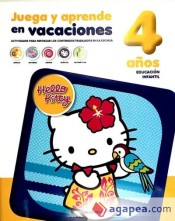 Juega y aprende en vacaciones. Hello Kitty 4 años