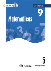 Lapiceros Matemáticas 5 Cuaderno 9 de Editorial Bruño