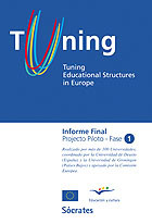 LIBROS - TUNING. INFORME FINAL PROJECTO PILOTO, FASE 1. TUNING EDUCATIONAL STRUCTURES IN EUROPE de Universidad de Deusto. Departamento de Publicaciones = Deustuko Unibertsitatea. Argitalpenak