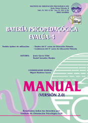 Manual Evalúa 4 de Instituto de Orientación Psicológica Asociados, S.L.