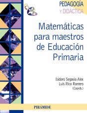 Matemáticas para maestros de educación primaria de Ediciones Pirámide, S.A.
