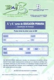 PAIB 3. Prueba de aspectos instrumentales básicos en lenguaje y matemáticas. Cuaderno de Ciencias de la Educación Preescolar y Especial