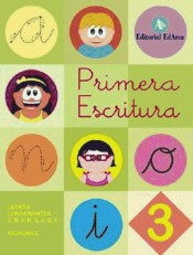 Primera Escritura 3, letra cursiva de Nadal Edarca Editorial