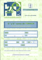 PRO 2. Prueba de Rendimiento Ortográfico. 5º y 6º curso de Primaria. Cuaderno del alumno.