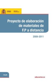 Proyecto de elaboración de materiales de F.P a distancia de MECyD
