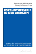Psychotherapie in der Medizin