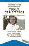 Tu hija de 6 a 7 años