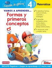 Vamos a aprender... Formas y primeros conceptos 4 años. Matemáticas de Editorial Everest, S.A.