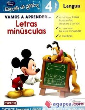 Vamos a aprender... Letras minúsculas, 4 años. Lengua de Editorial Everest, S.A.