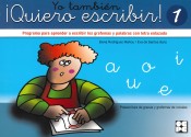 Yo también ¡Quiero escribir! 1 de Ciencias de la Educación Preescolar y Especial